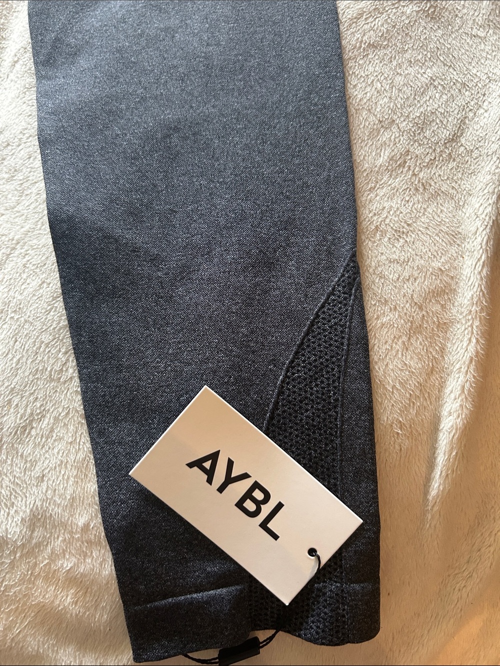 AYBL Charcoal Textured Panel Leggings